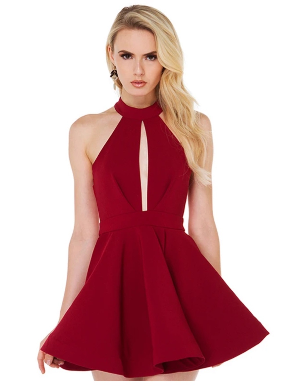 AKIRA Keyhole Mini Dress